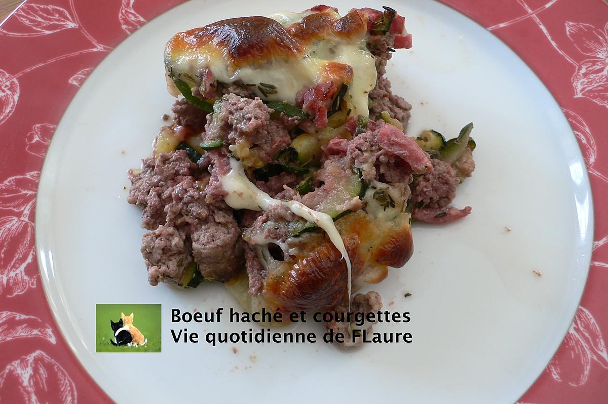 recette Bœuf haché et courgettes