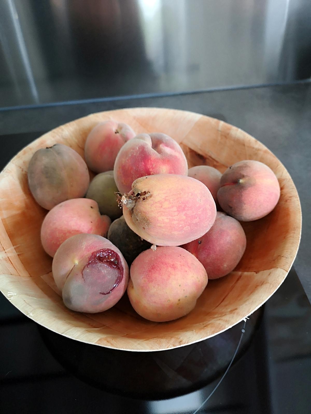 recette tarte aux pêche de vignes