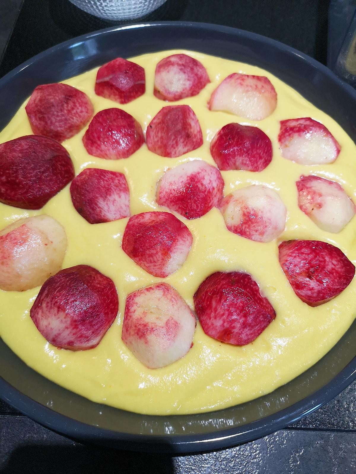 recette tarte aux pêche de vignes