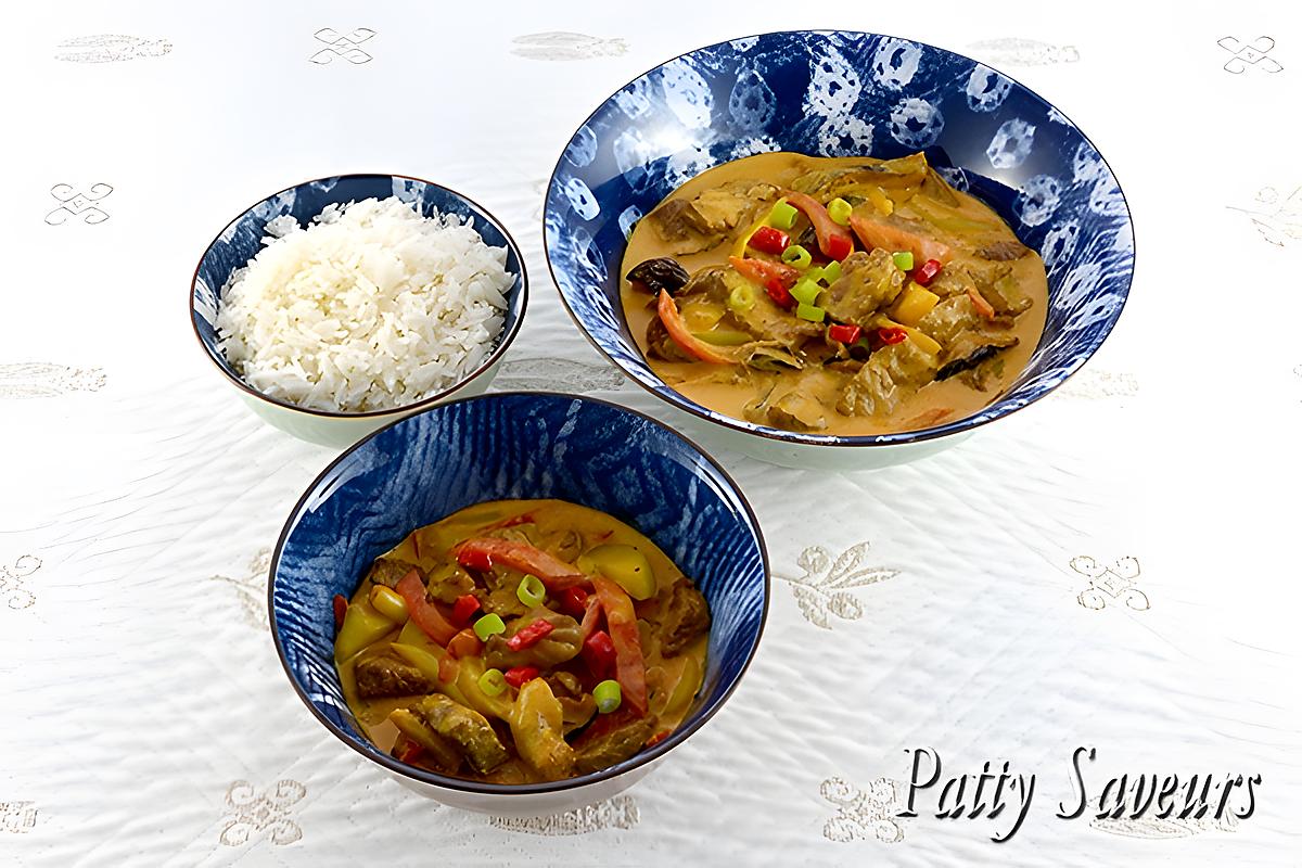recette Bœuf au Curry Rouge Thai