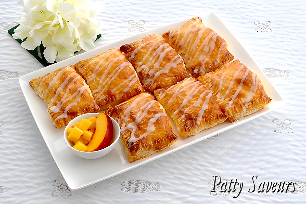 recette Feuilletés Pêche et Miel