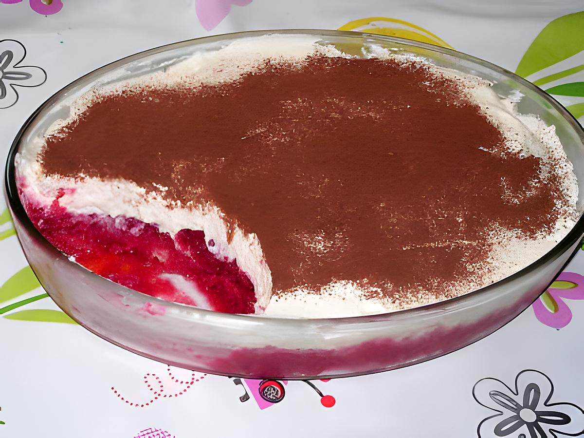 recette Tiramisu aux fruits rouges