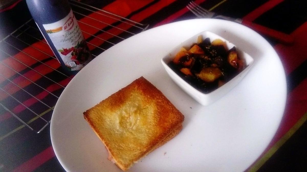 recette croque  ananas  de véro