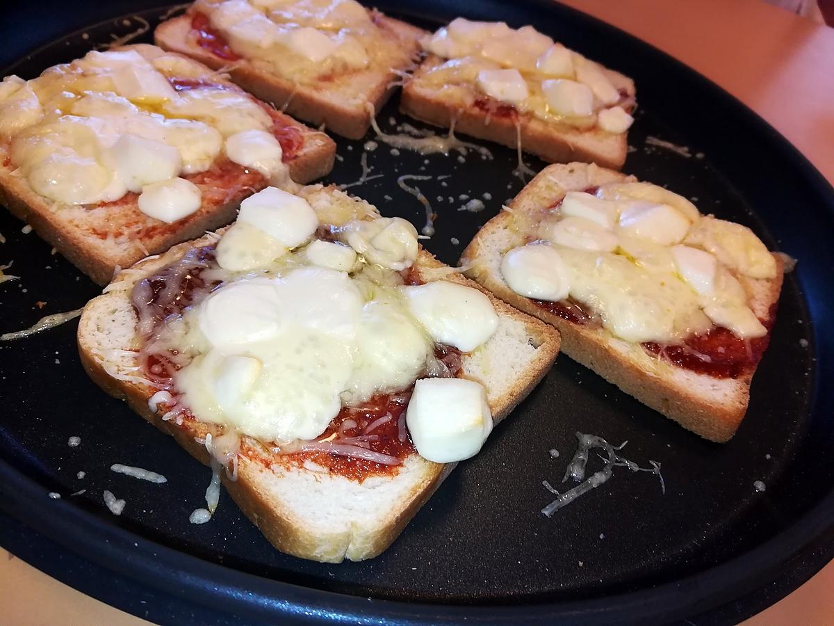 recette Pizza pain de mie