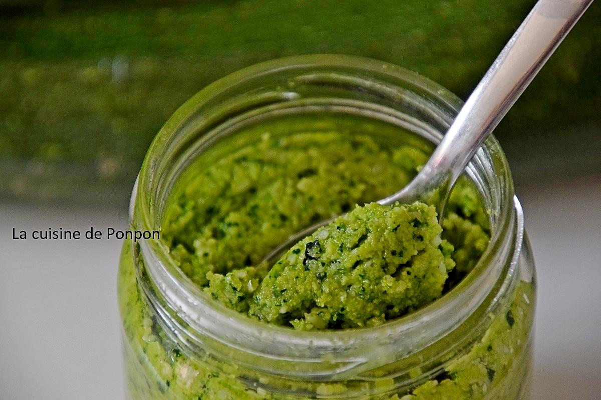 recette Pesto au vert de courgette