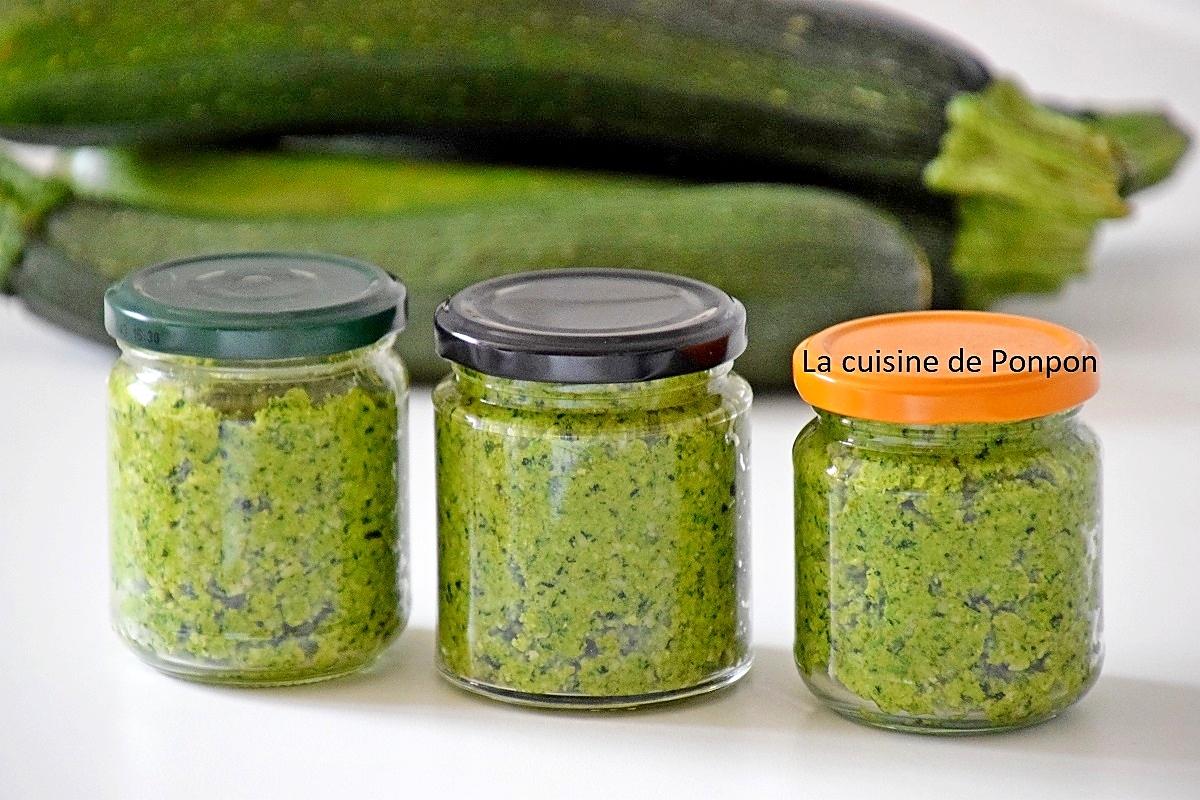 recette Pesto au vert de courgette