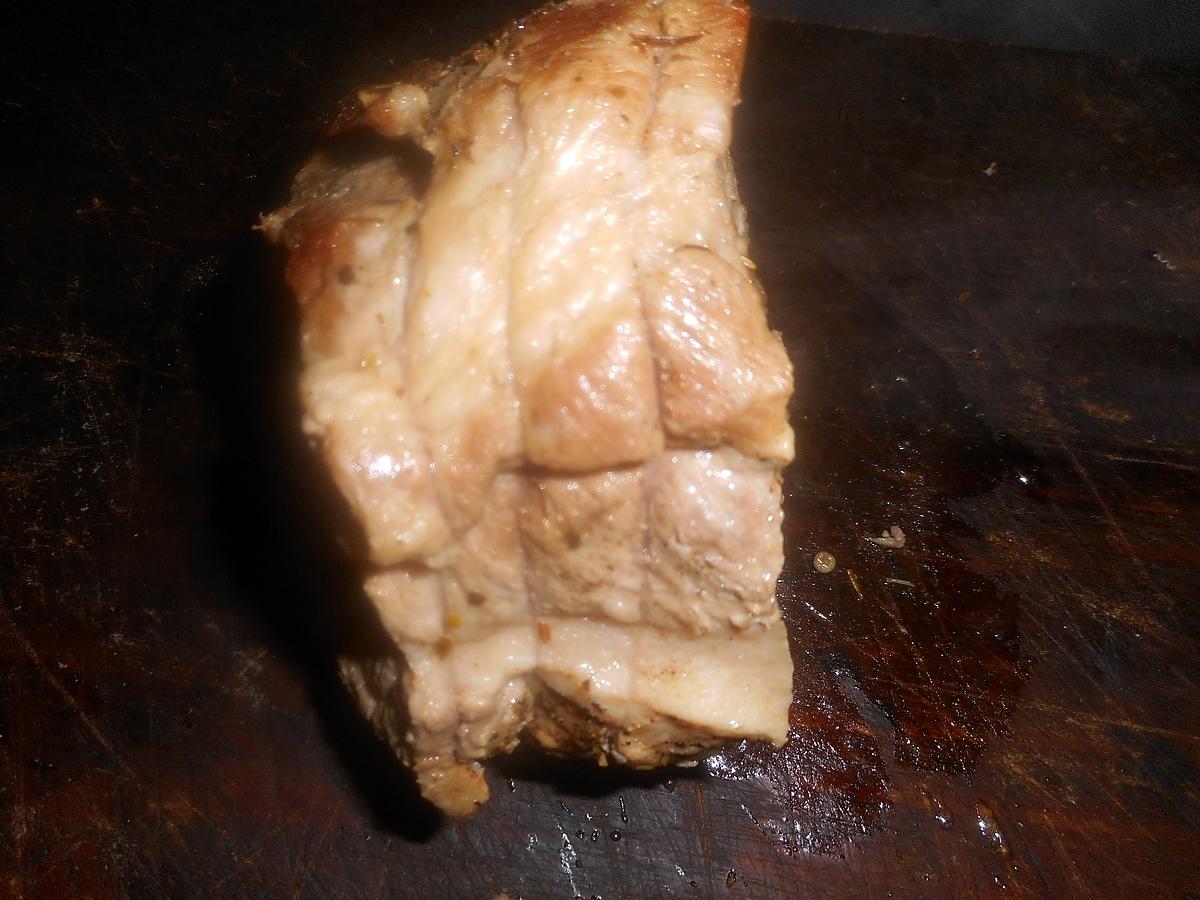 recette Roti de porc échine aux mirabelles de lorraine