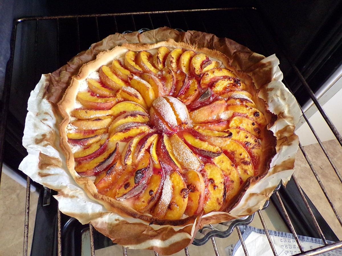 recette tarte aux peches