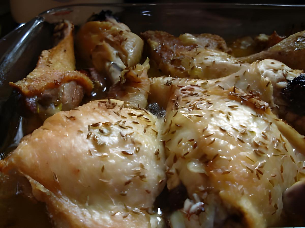 recette Canard et poulet au cumin