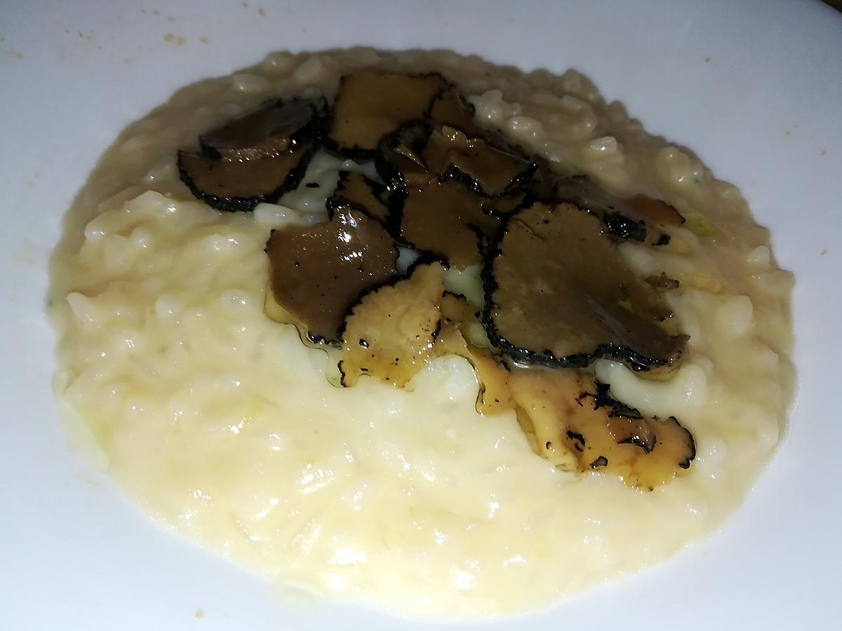 recette Risotto au parmesan et aux Truffes