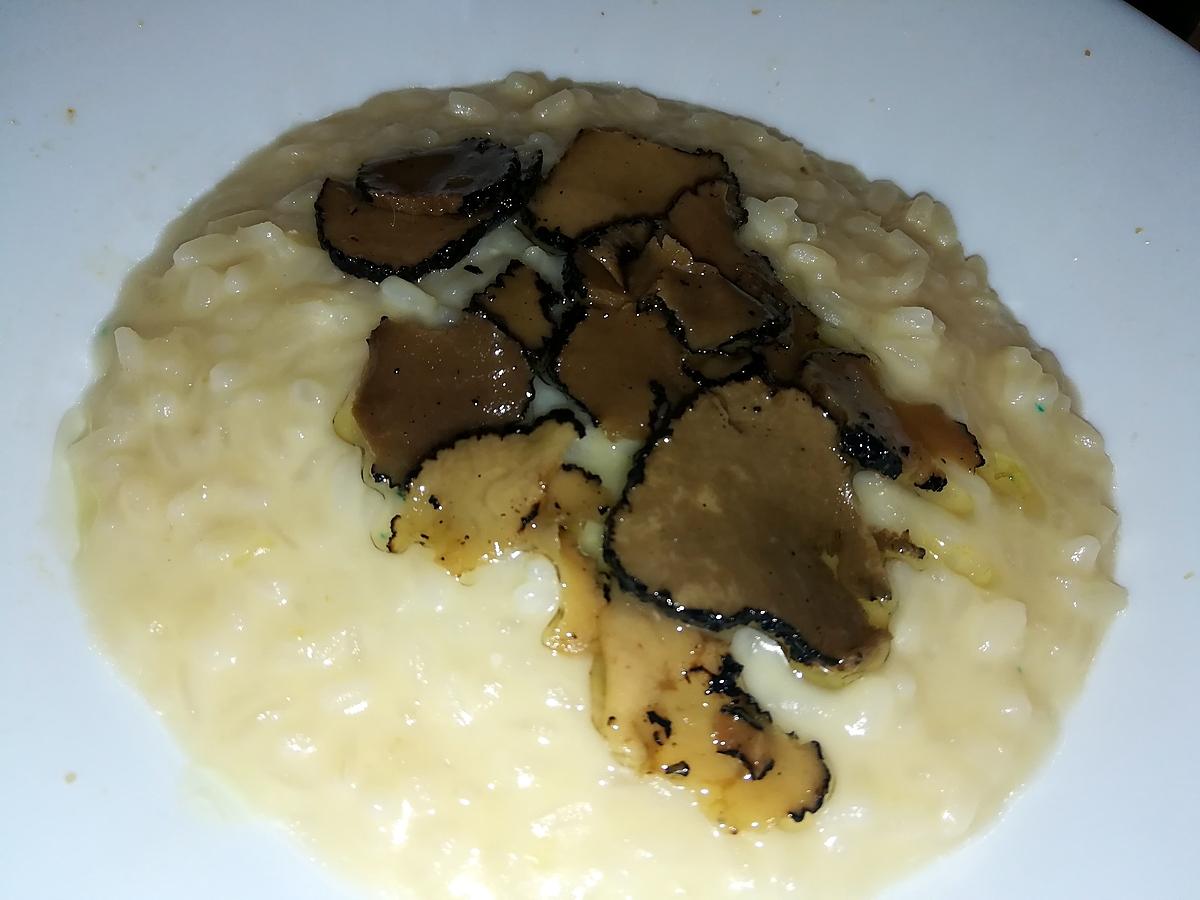 recette Risotto au parmesan et aux Truffes