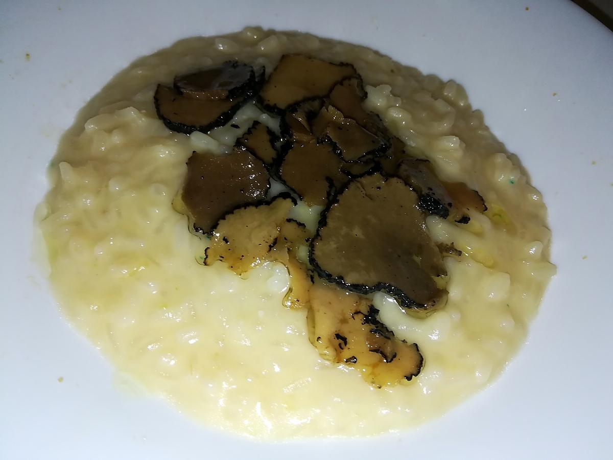 recette Risotto au parmesan et aux Truffes