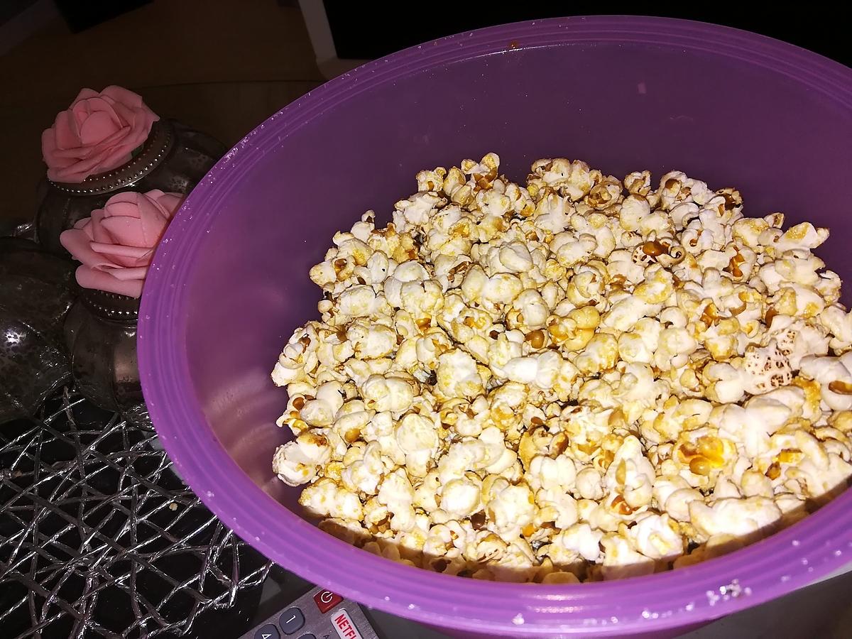 recette Pop corn maison au caramel beurre salé