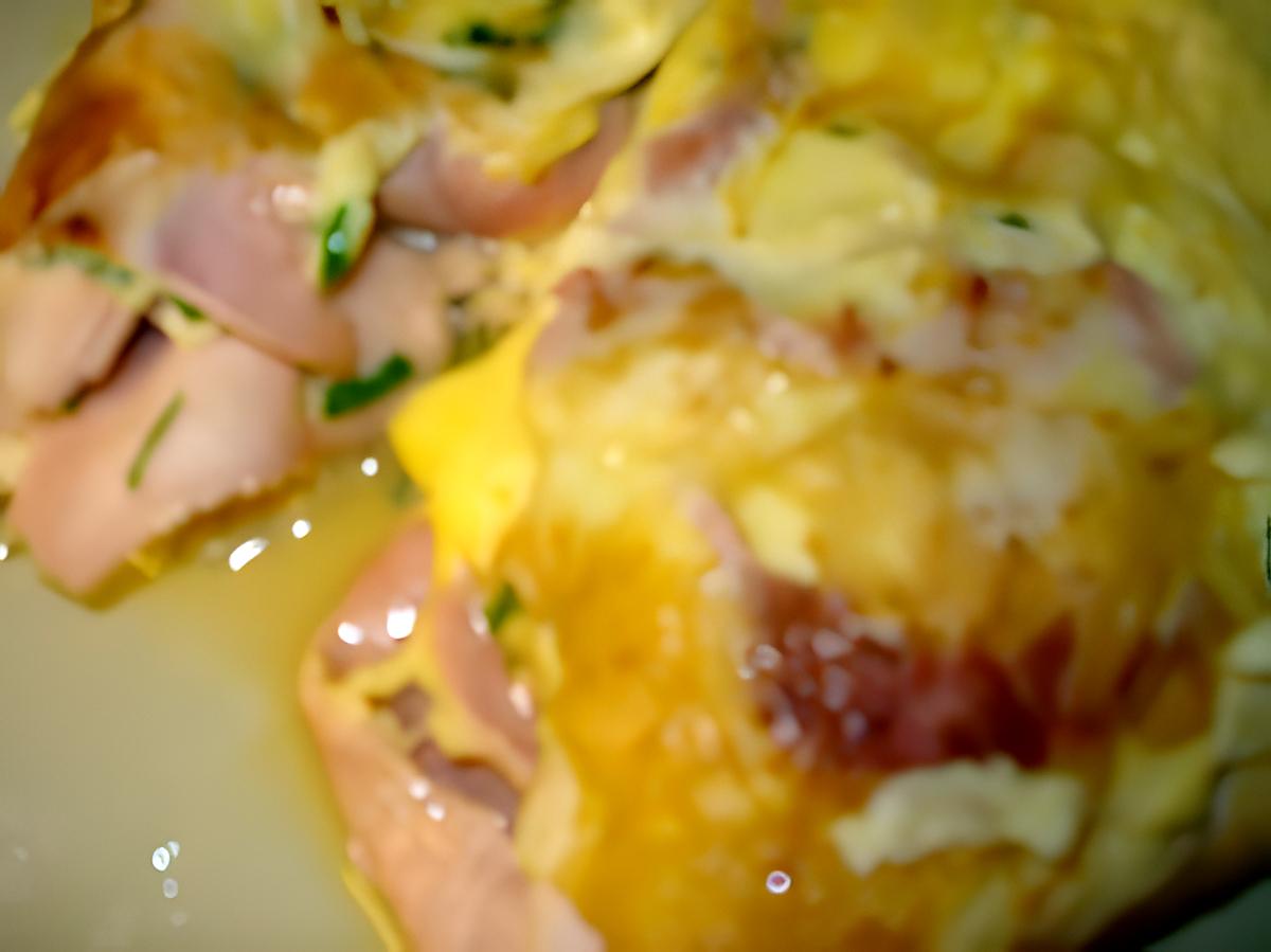 recette Omelette au jambon fromage