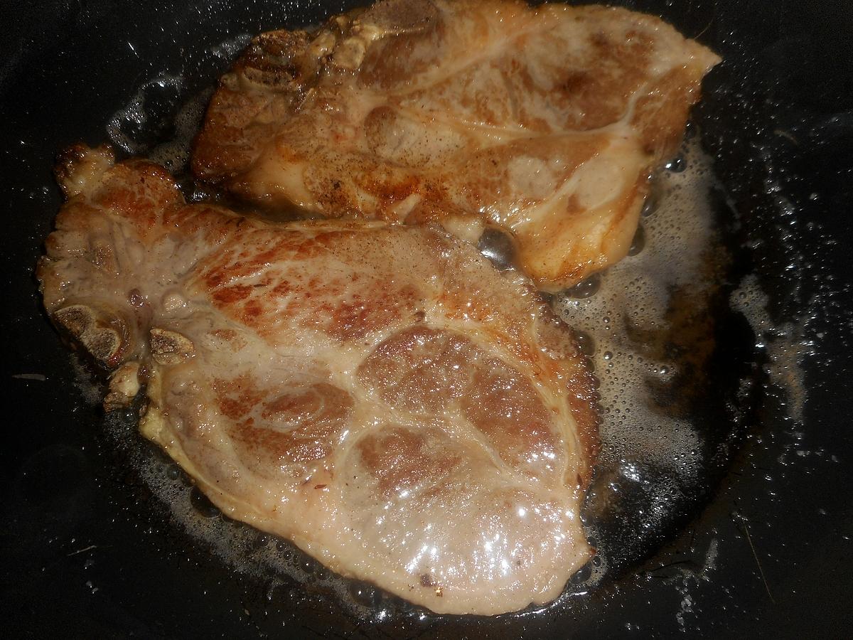 recette Cote de porc a l estragon