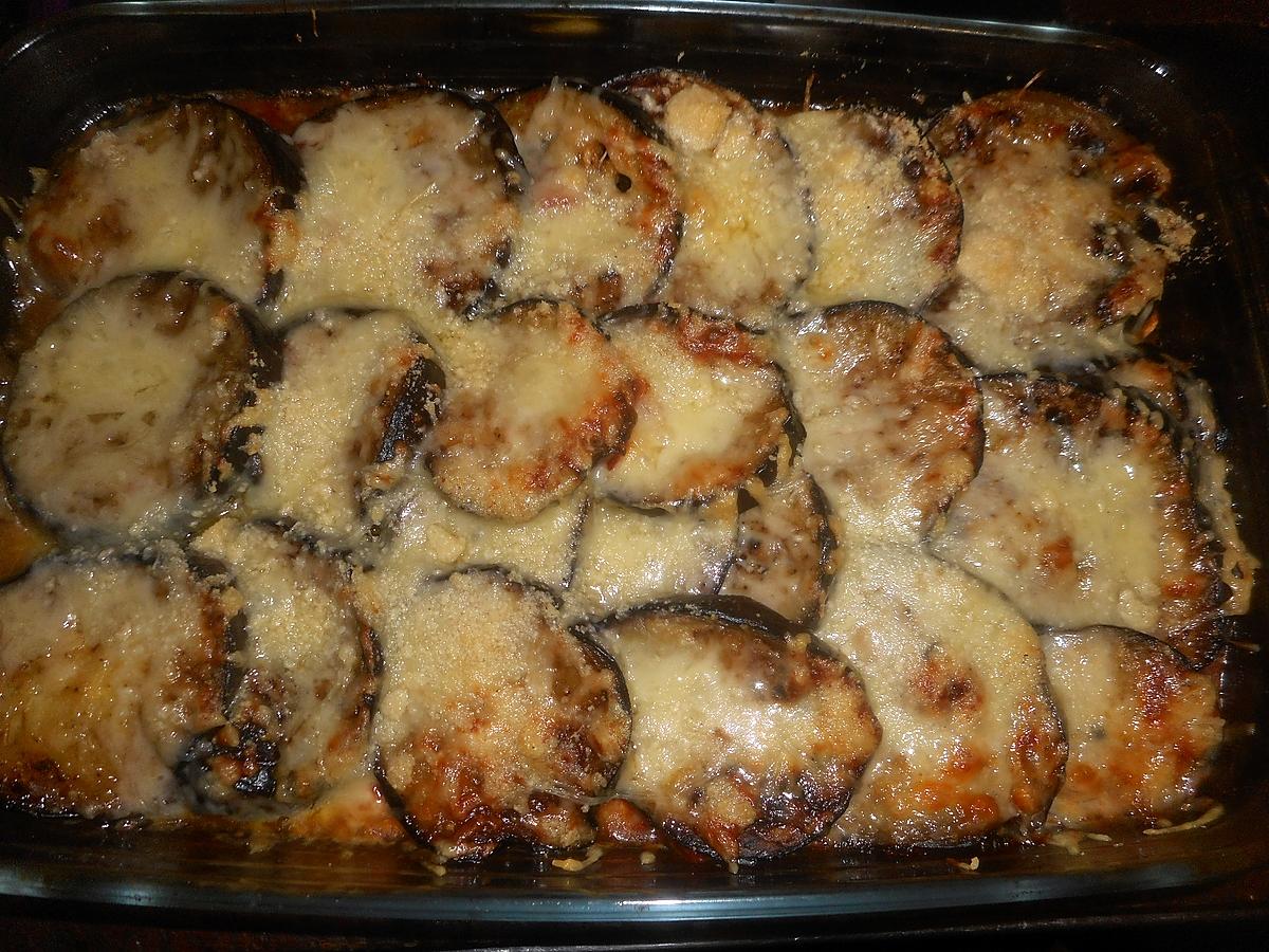 recette Gratin d aubergines au poulet