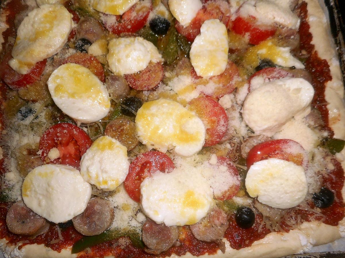 recette Pizza saucisse de veau au fenouil