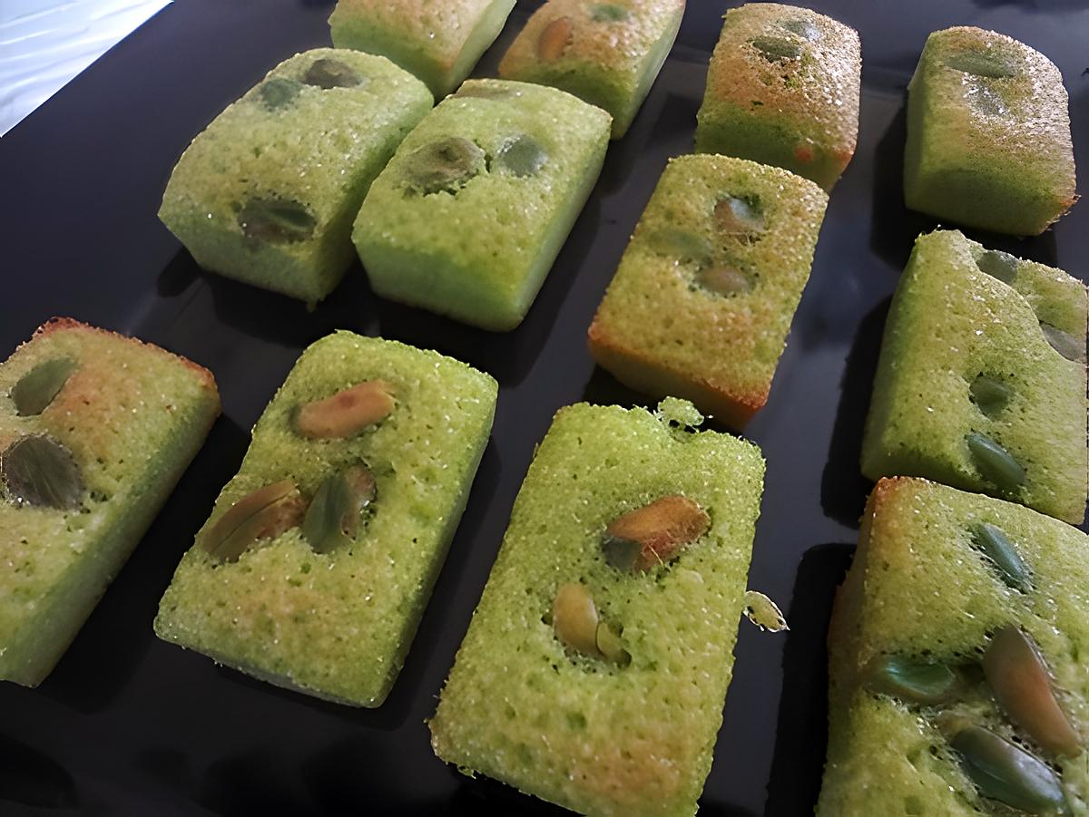 recette Financiers à la pistache