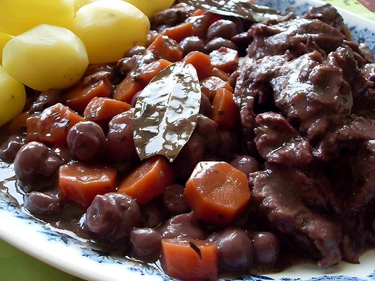 recette Boeuf Bourguignon aux carottes