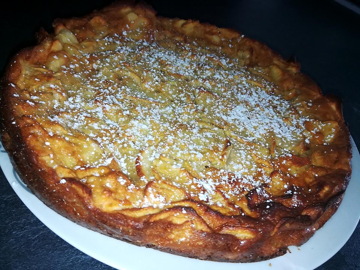 recette Gâteau invisible aux pommes