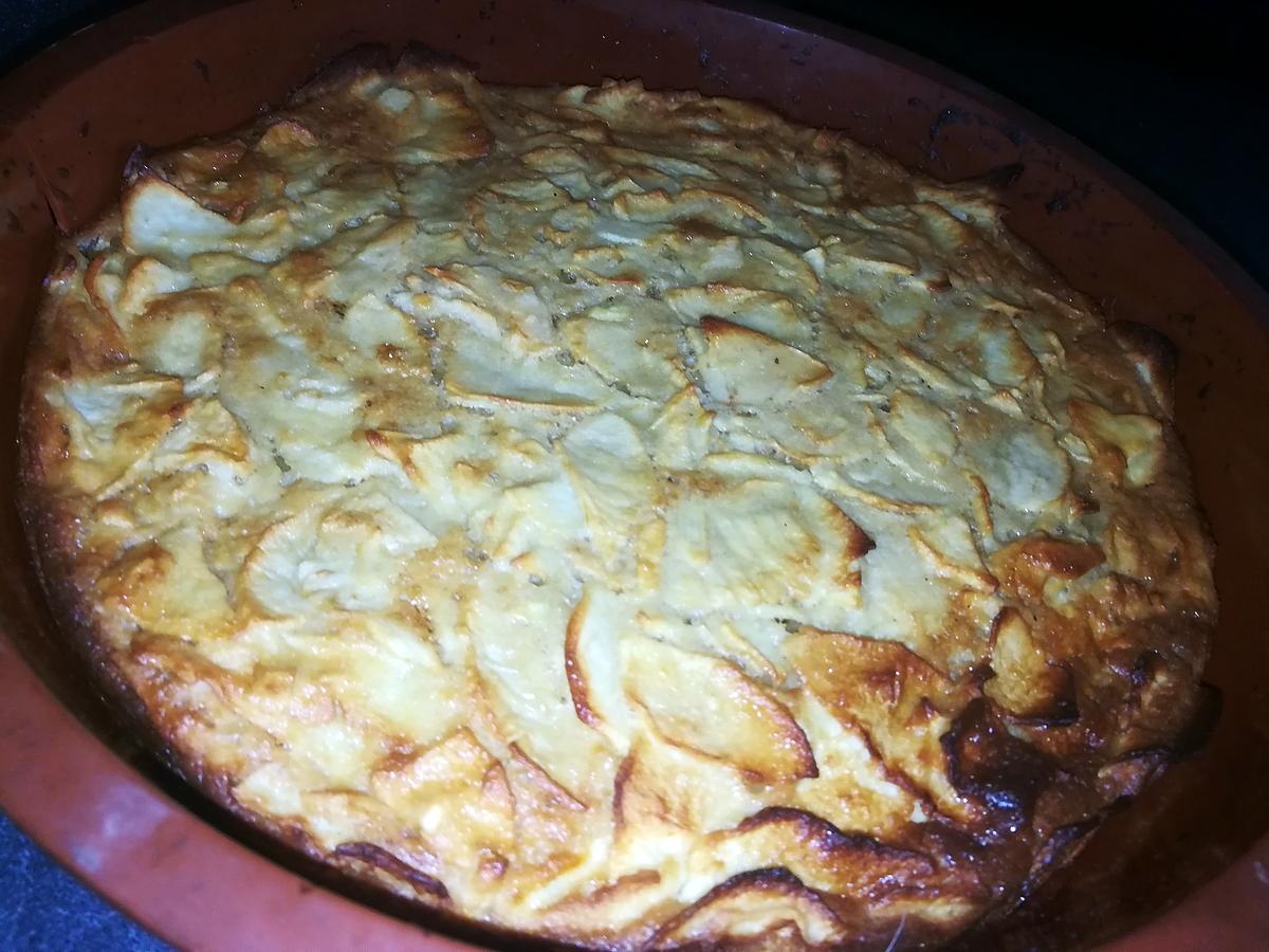 recette Gâteau invisible aux pommes