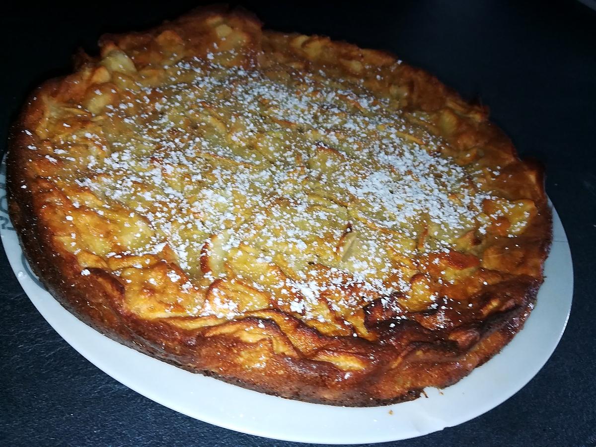 recette Gâteau invisible aux pommes