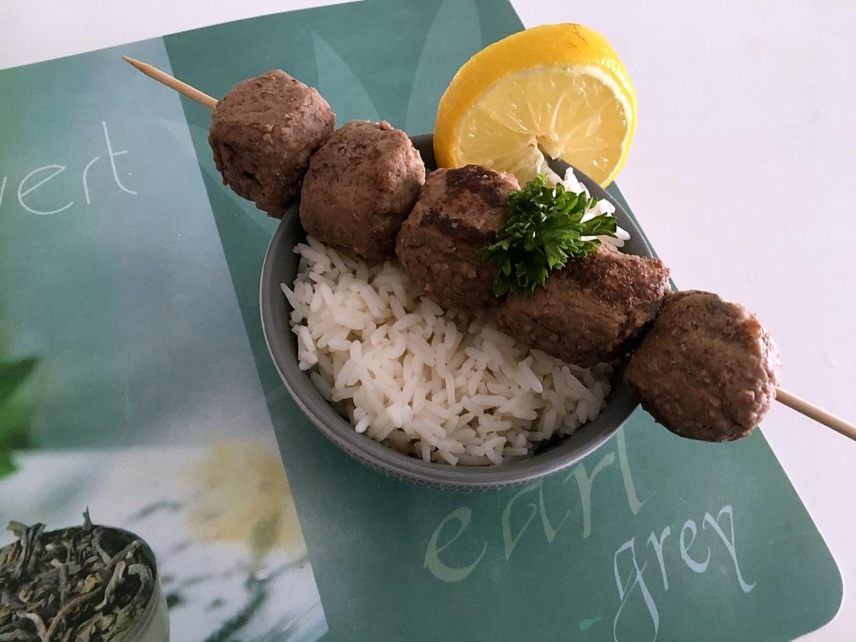 recette Brochette de kefta