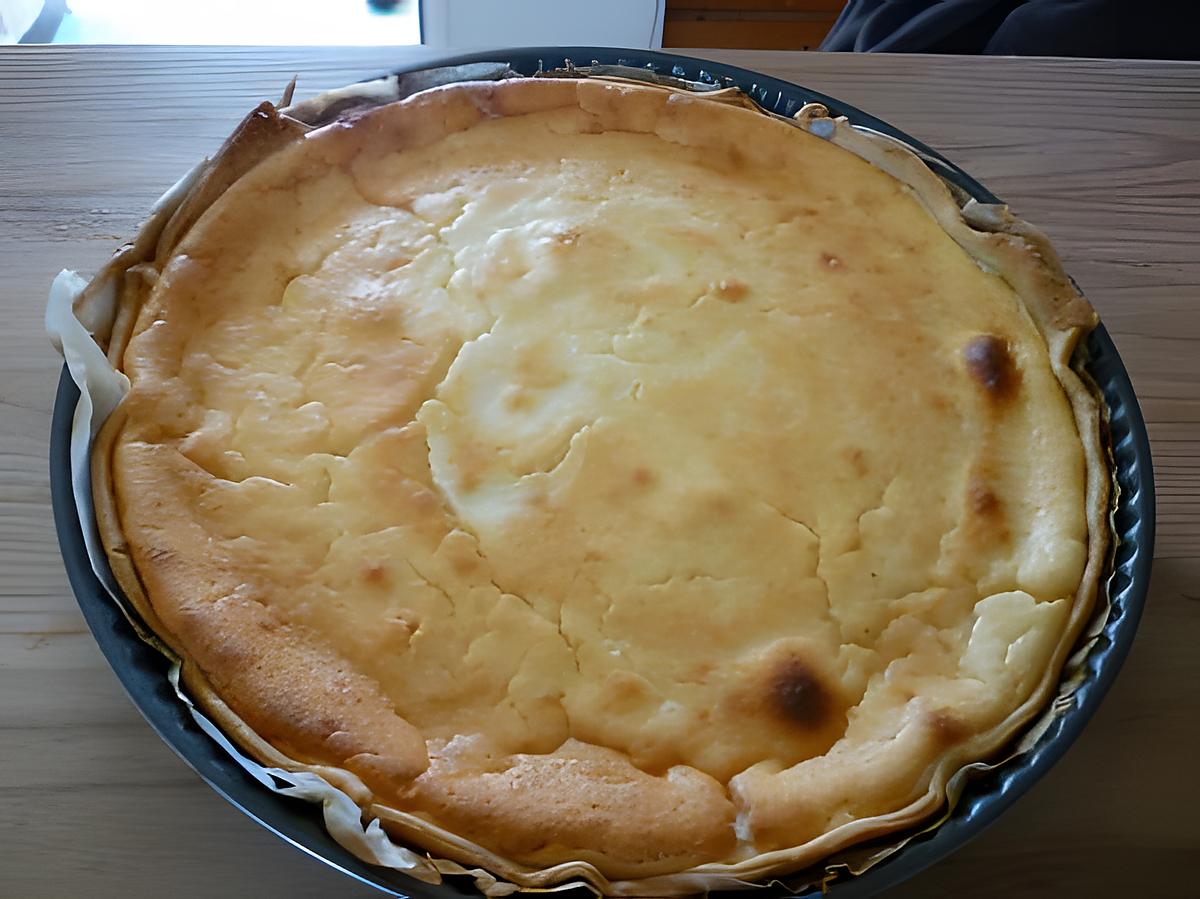 recette Tarte au fromage blanc