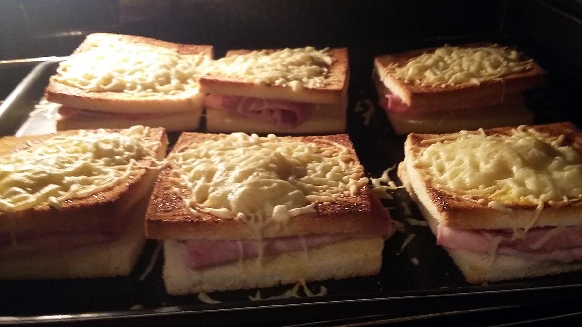 recette Croque monsieur bacon / jambon