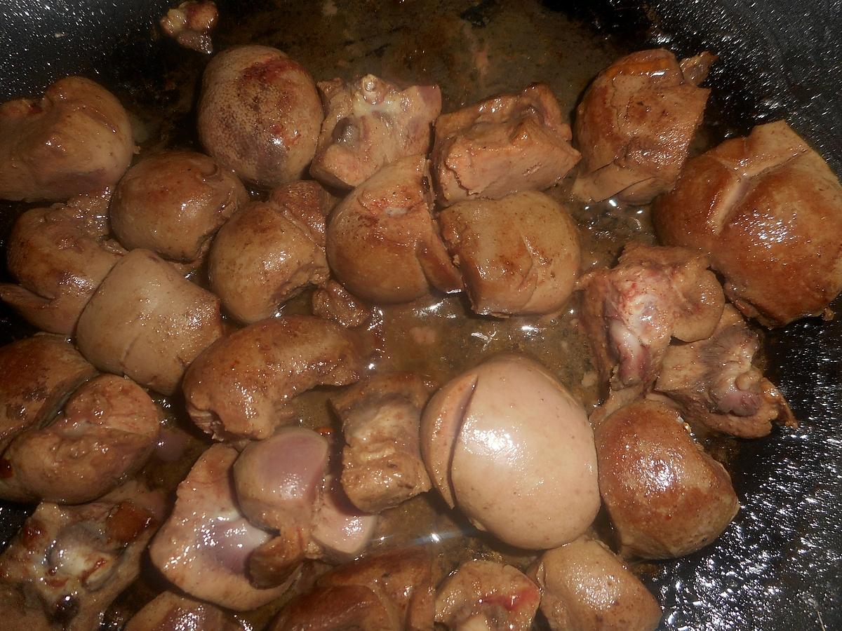 recette Rognon de veau aux girolles