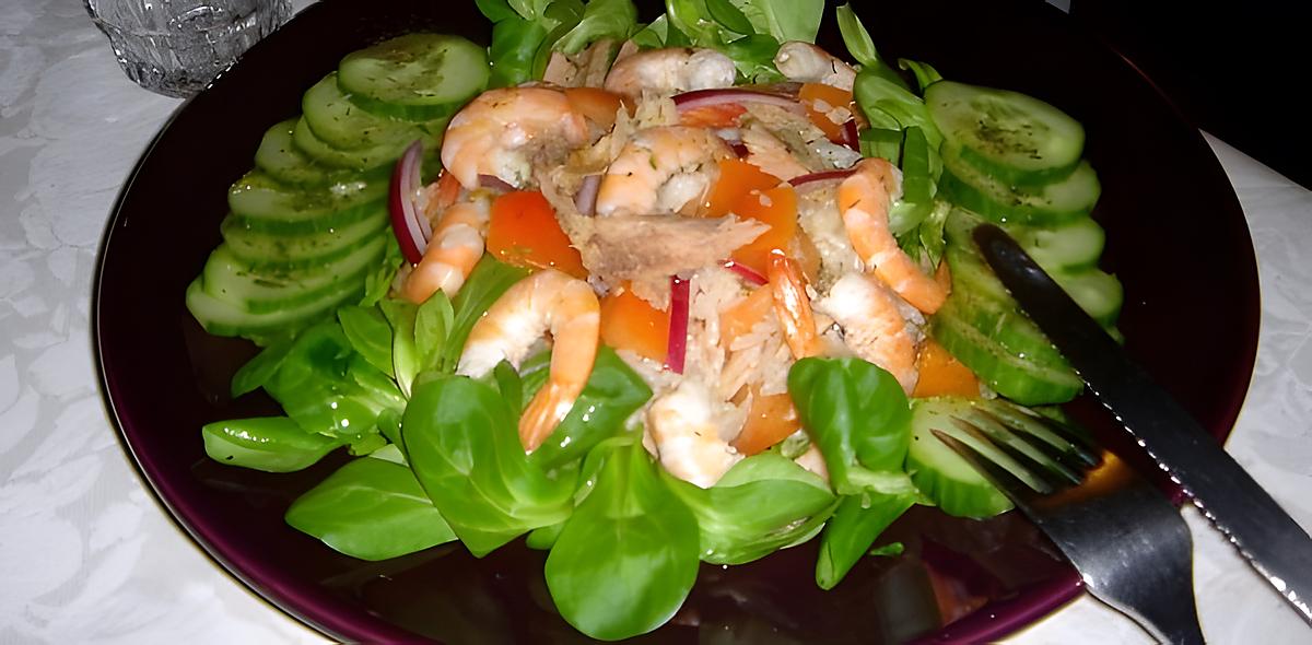 recette Salade composée de la mer