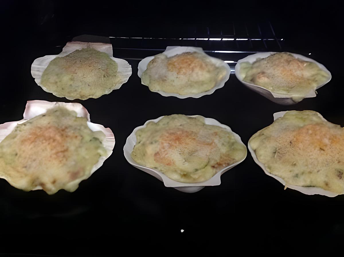 recette Coquille Saint-Jacques aux champignons