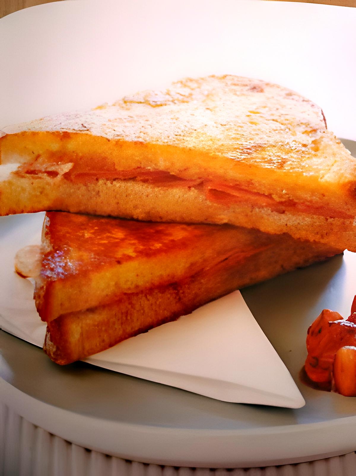 recette Pain perdu au jambon