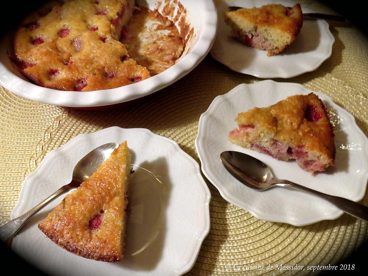 recette Tarte sans croûte, fraises et chocolat blanc +