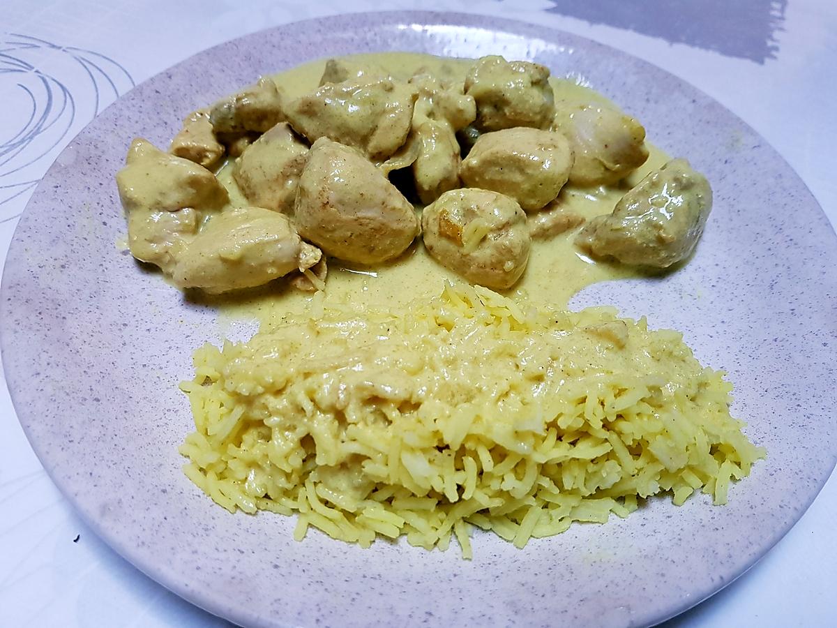 recette Poulet à l"indienne