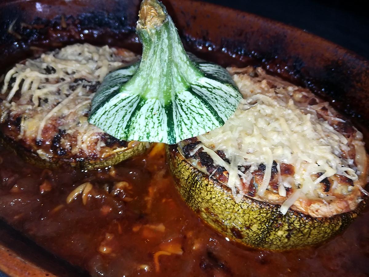 recette Courgettes farci au boursin