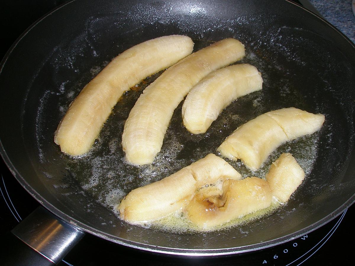 recette Banane flambée au rhum