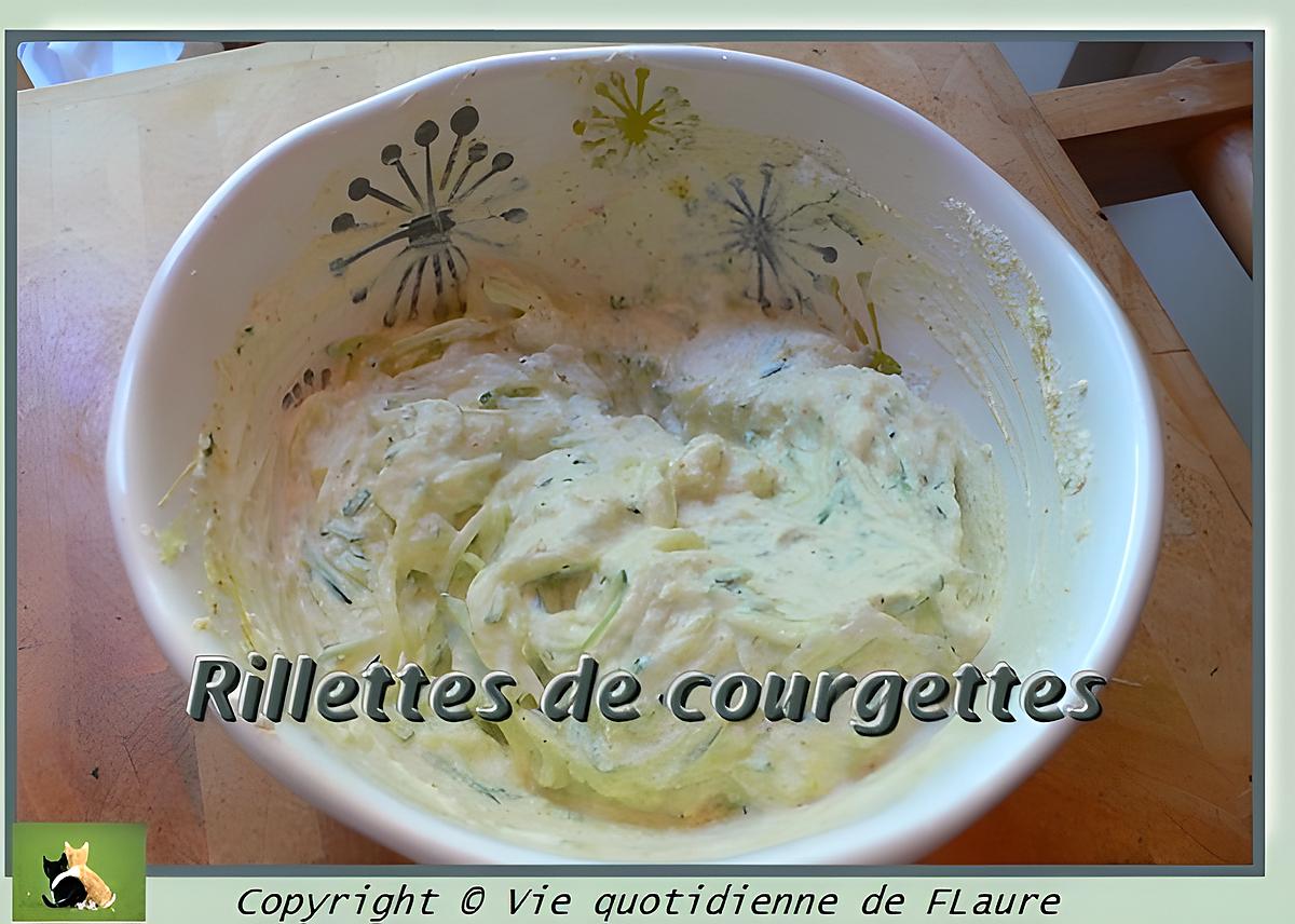 recette Rillettes de courgettes