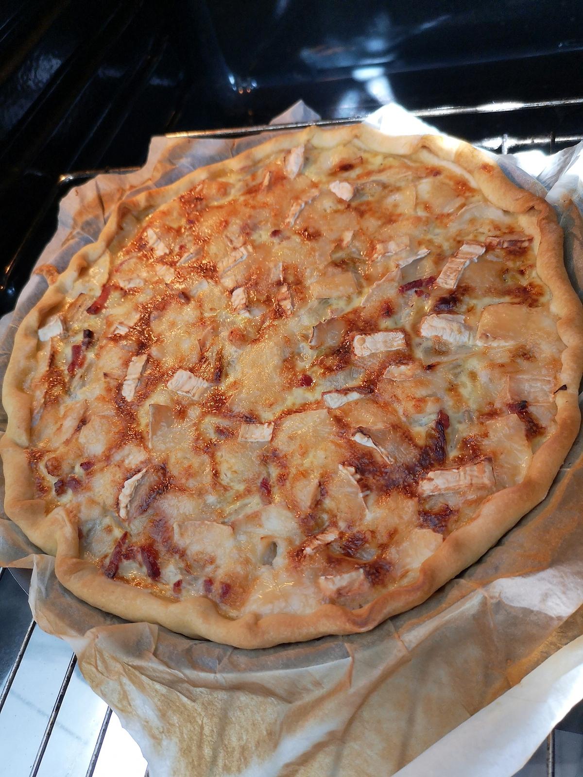 recette Tarte endives lardons fumés chèvre