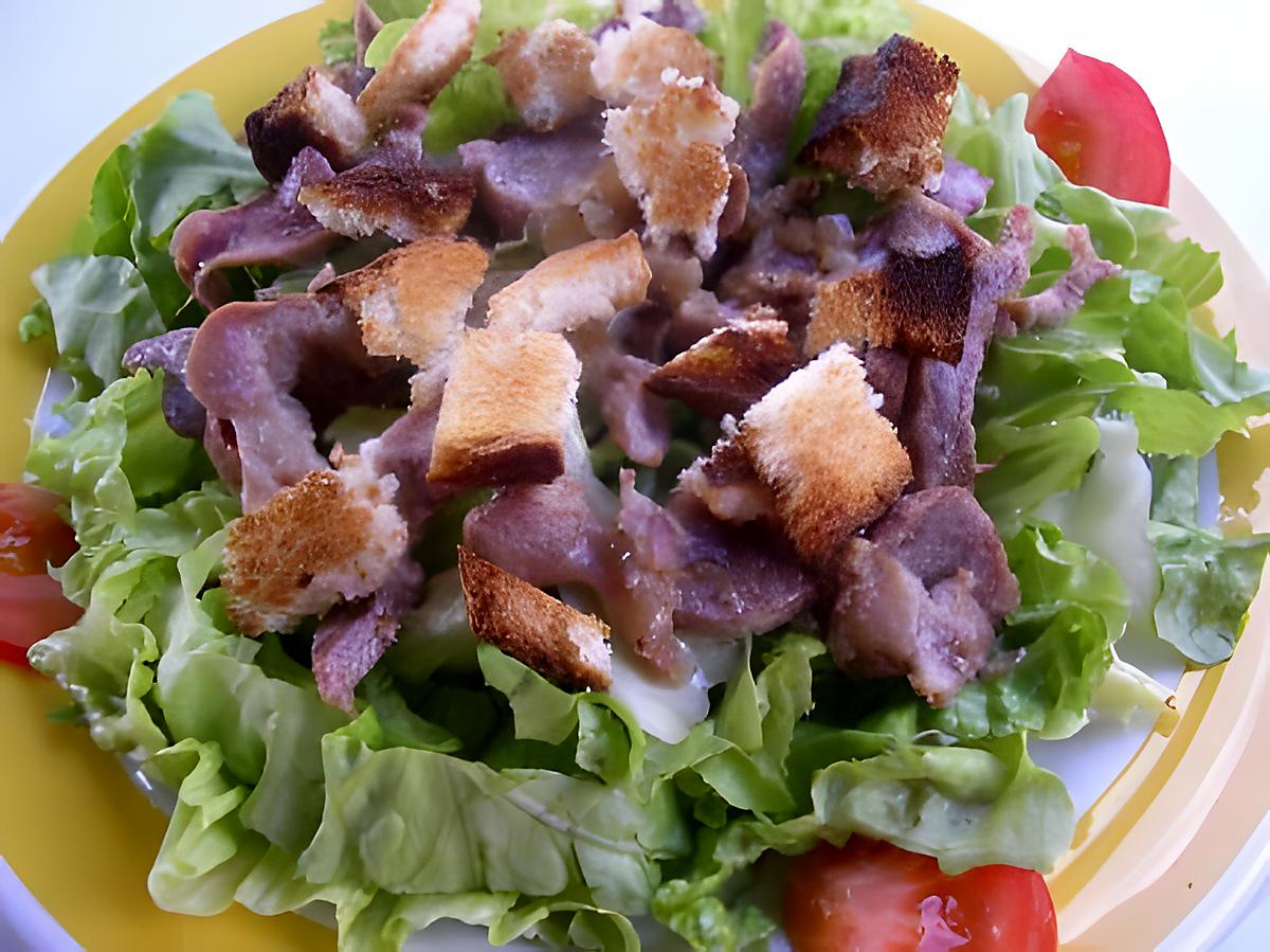 recette salade de gésier confit aux échalotes