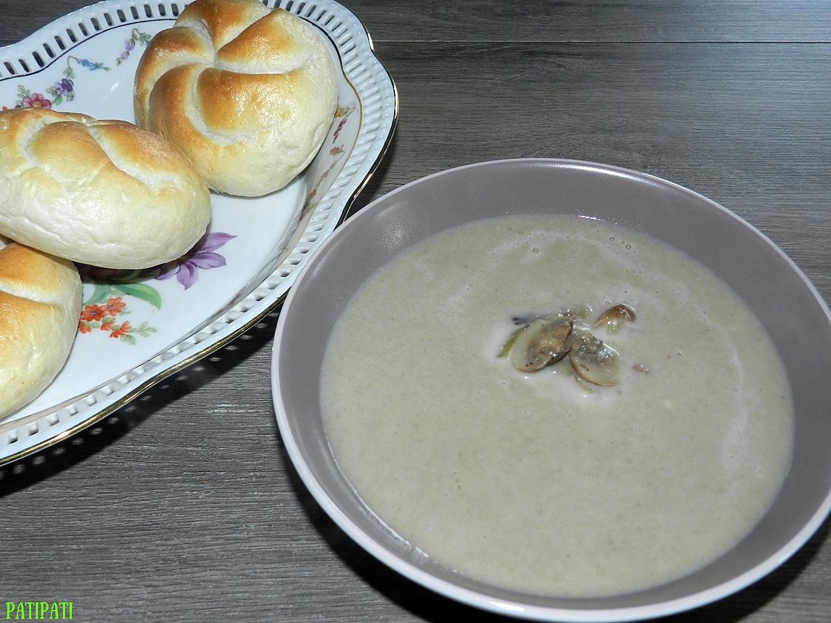 recette Velouté de champignons