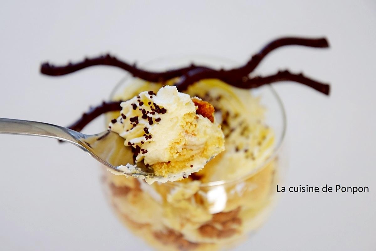 recette Verrine de crème dulcey, vanille et spéculoos