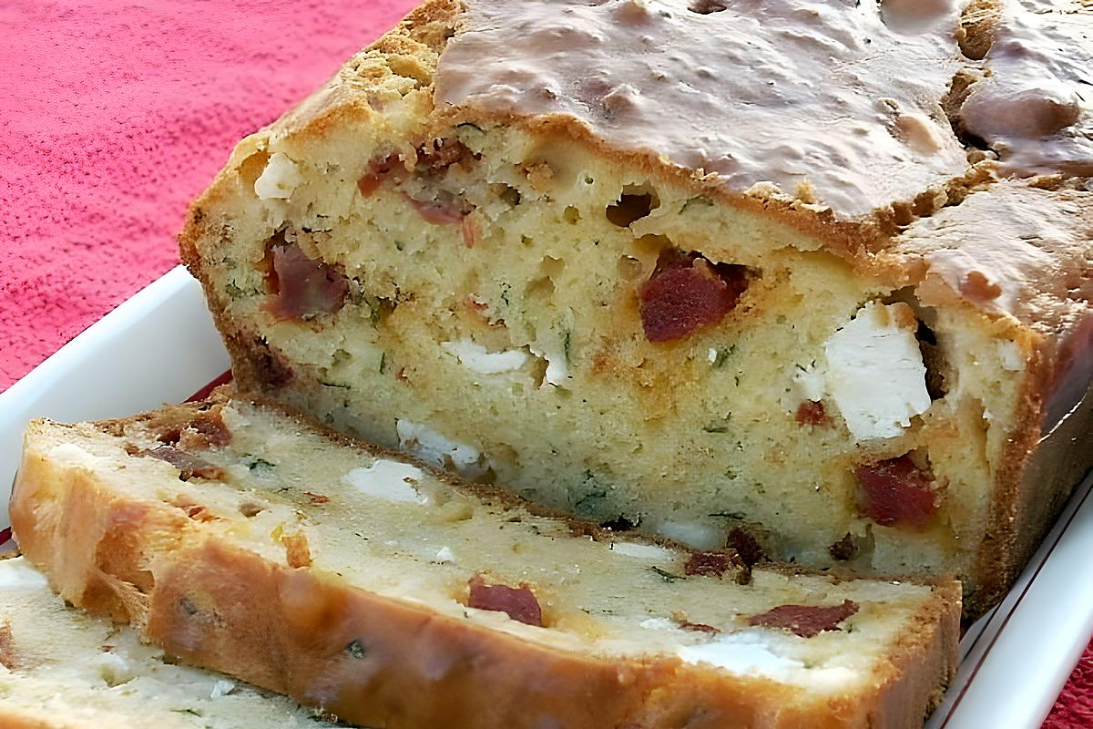 recette cake au chorizo poivron rouge fromage