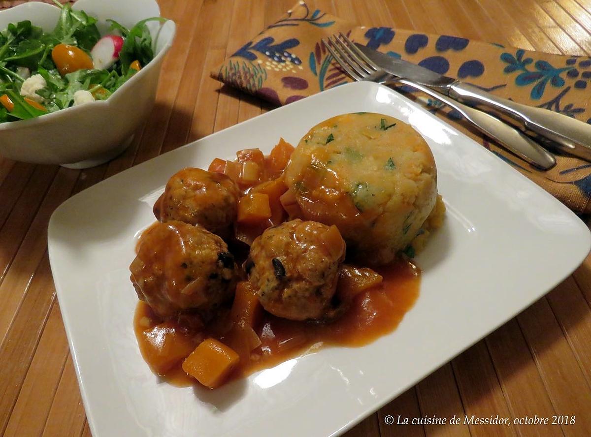 recette Boulettes de poulet, sauce à l’orange