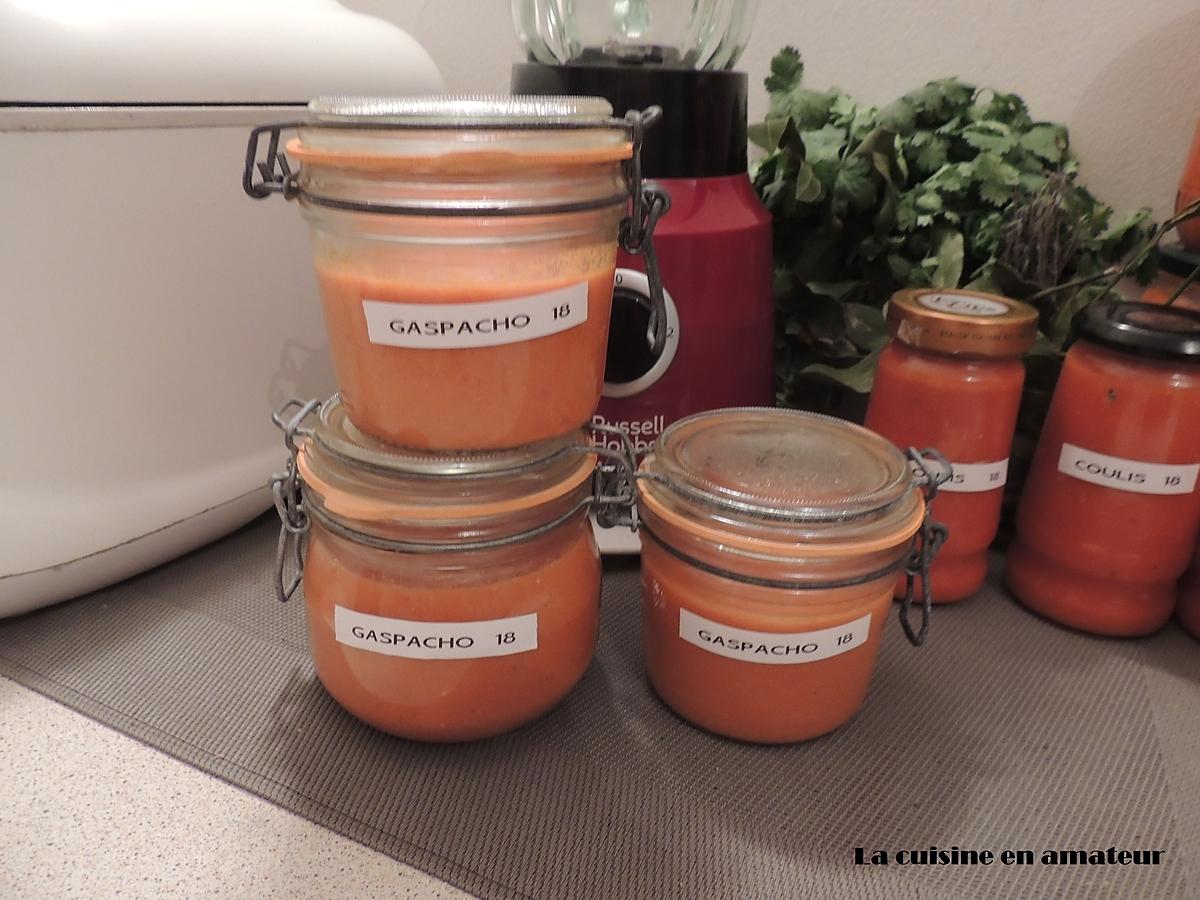 recette Gaspacho tomates et courgettes