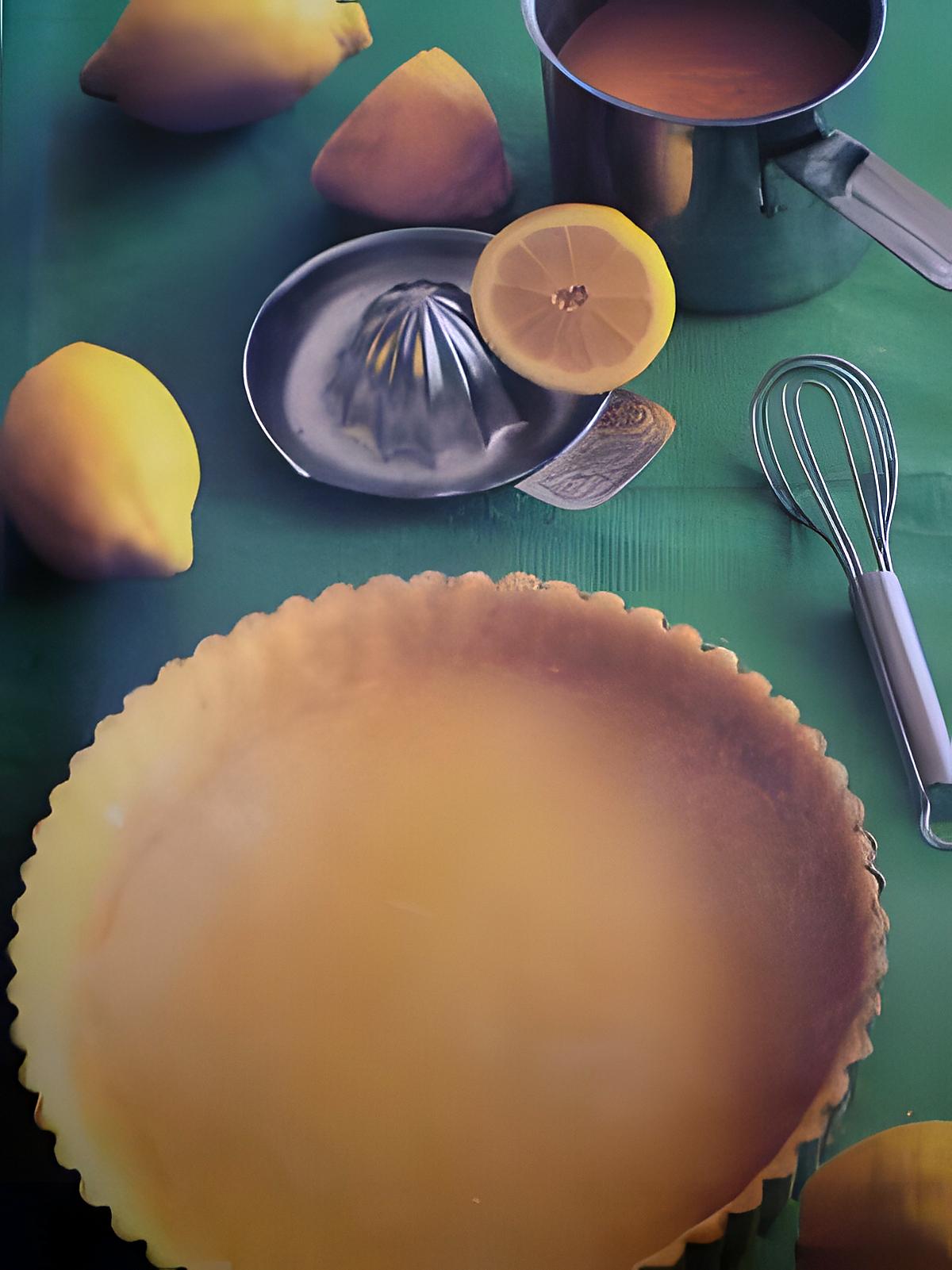 recette Tarte au citron