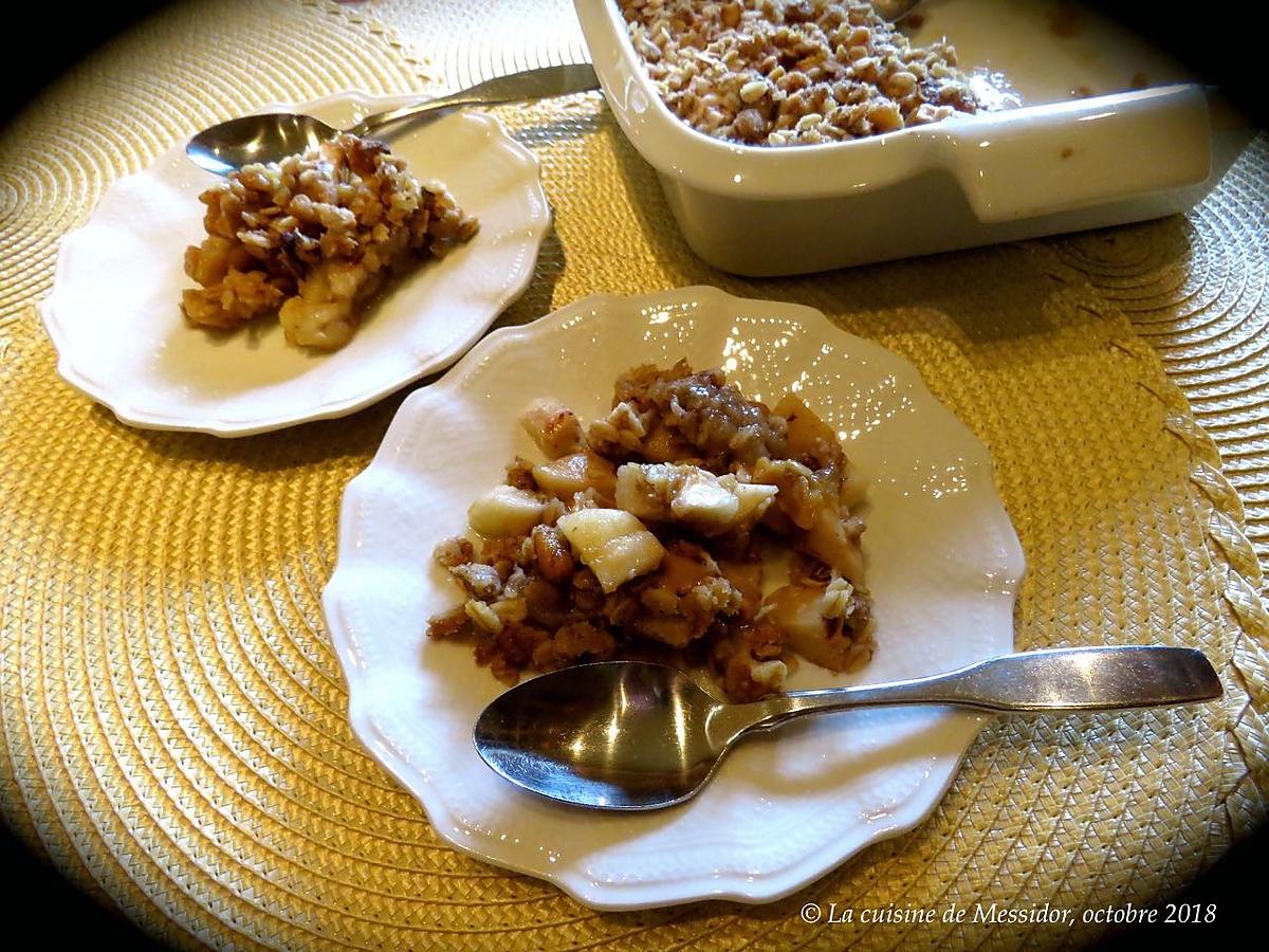 recette Croustade aux pommes vite prête