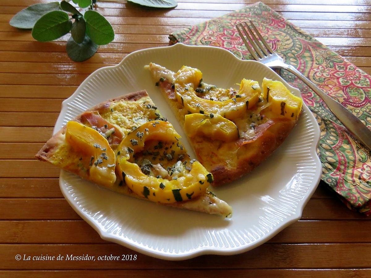 recette Pizza à la courge hyper délicieuse +