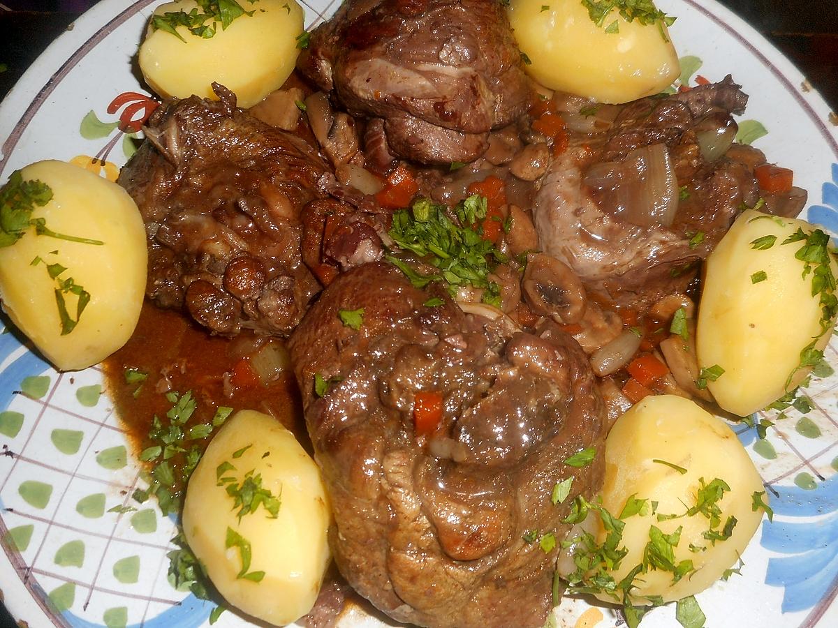 recette Bourguignon de Dinde