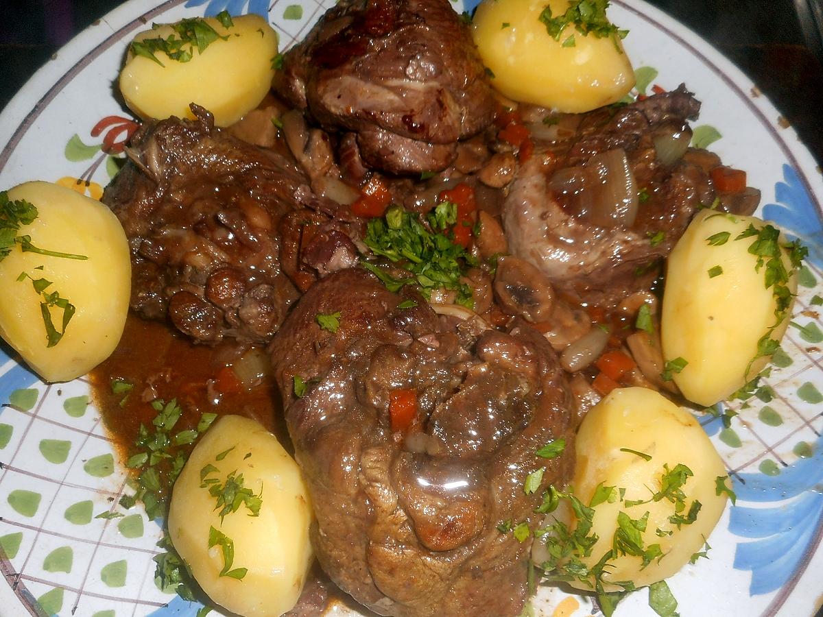 recette Bourguignon de Dinde